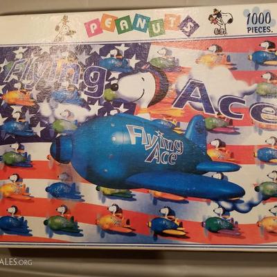 Puzzle 1000 pcs - Peanuts Flying Ace