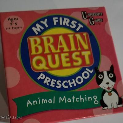 Brain Quest Animals matching game (2-5 yrs)