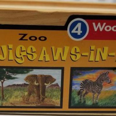 Melissa & Doug wooden puzzles (ages 3+)