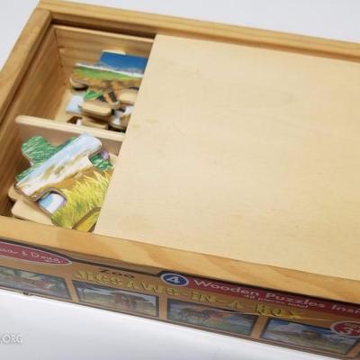Melissa & Doug wooden puzzles (ages 3+)