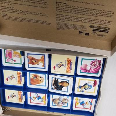 Disney characters Memory Game (3-6 yrs)