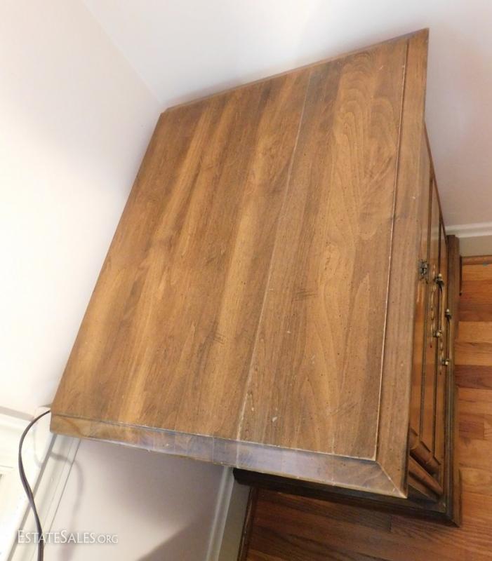 Two Drawer Bedside Table by Mobel Furniture Co. 25" x 19" x 27"h