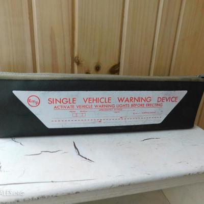 Single Vehicle Warning Triangle