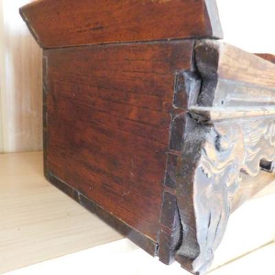 Gorgeous Antique Vanity Box Made with Exotic Wood