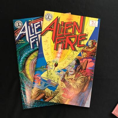 Lot 3 -  Aztec Ace, Aquaman, Alien Fire, Alien Legio, Alien Encounters