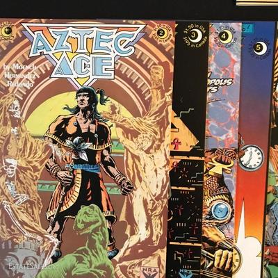 Lot 3 -  Aztec Ace, Aquaman, Alien Fire, Alien Legio, Alien Encounters