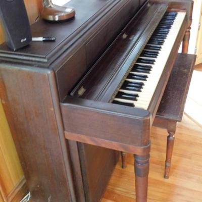 Weber Upright Piano with Bench