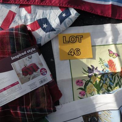 LOT 46 - Kitchen Towels, Colorado Avalanche Flag & More