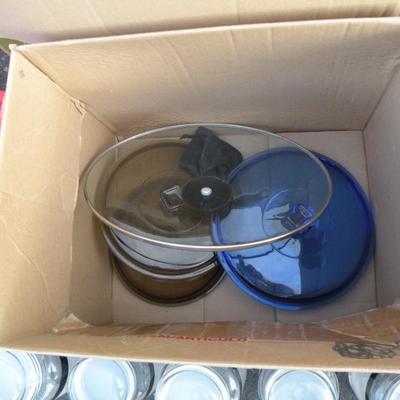 LOT 55 - Disposable Bakeware, Pyrex Bowls & More