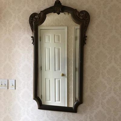 Lot 16 - Ornate Antique Mirror 