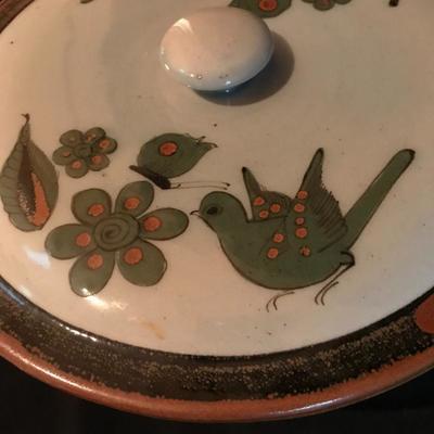 Lot 39 - Mexican Folk Art Covered Dish 