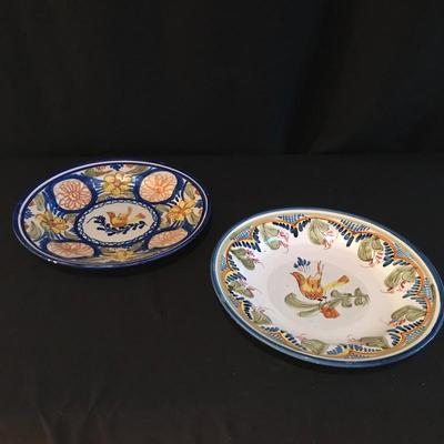 Lot 53 - Two Mexican Style Plates 