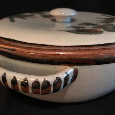Lot 39 - Mexican Folk Art Covered Dish 