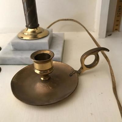 Lot 65 - Brass Lamp and more 