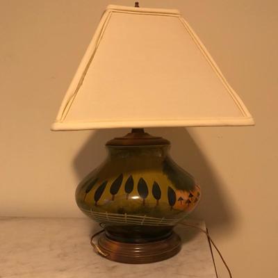 Lot 43 - Hand Painted Lamp 