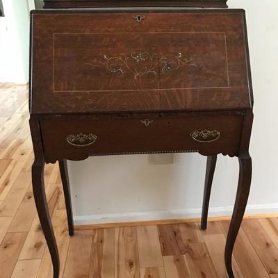 Lot 13 - Antique Drop-Front Secretary Desk 