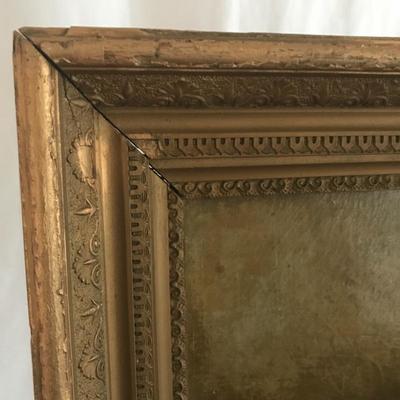 Lot 63 - Oil Painting and Side Table 