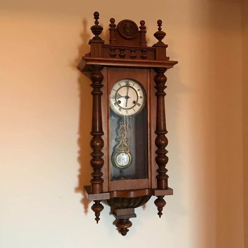 Lot 86 Antique German Wall Clock