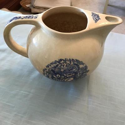 Lot 98 - Blue and White Pitchers and Ceramic Ware