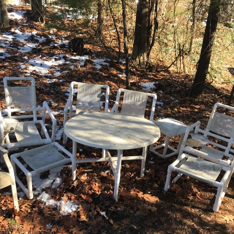 Lot 226 PVC Patio Set