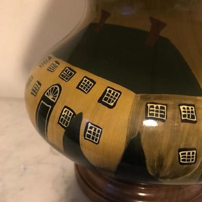 Lot 43 - Hand Painted Lamp 