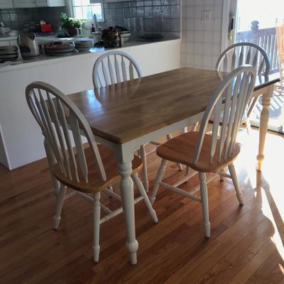 Lot 35 - Table and Chairs