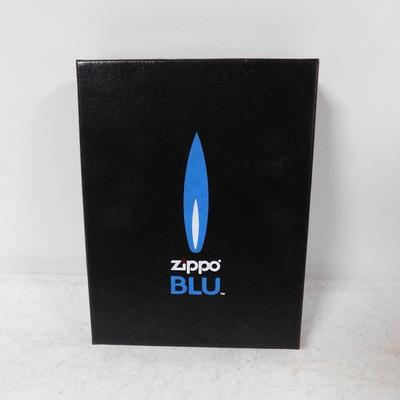 Zippo Blue Hologram Gas Butane Lighter