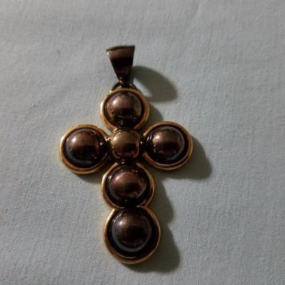 Vintage Cross necklace charm