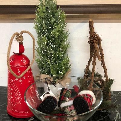 Christmas Decorations, Centerpiece Bell Tree Ornaments