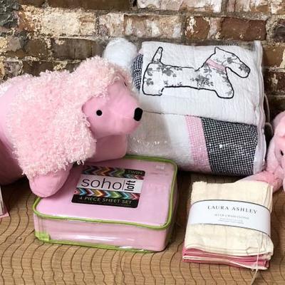 PINK Bedding, Stuffed Animals, Jewelry Box, SOHO, Laura Ashley