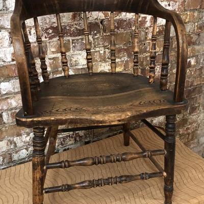 Western Saloon Chair Windsor Style
