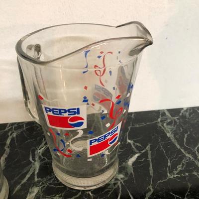 Vintage Pepsi Glass Pitchers