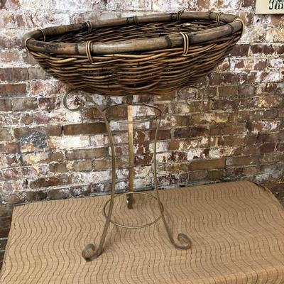 Plant Stand & Basket or Basket Stand