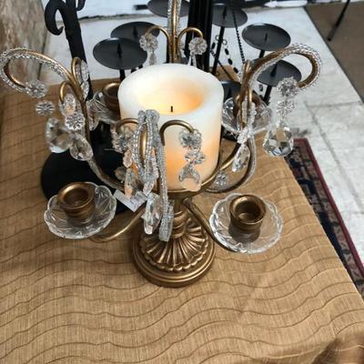 Candle Stick Lot, Candleabra, Chandelier