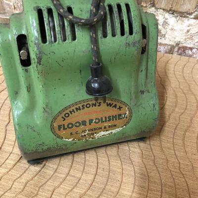 Antique Electric Floor Polisher Sweeper by Johnson's Wax