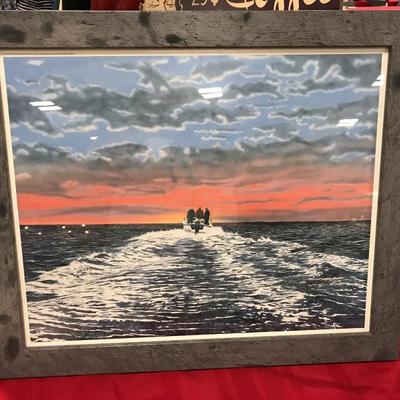 Signed George Boutwell ( Texas local artist)