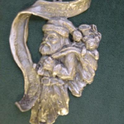 LOT 35 - Collectible Pewter Christmas Ornament by Dee Clements