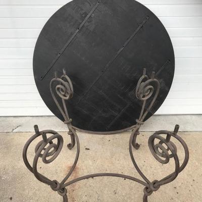 Wrought Iron Outdoor Table