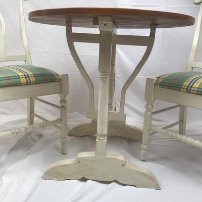 Small Round Dinette Table & Chairs 3 pc Set