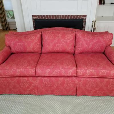 Beautiful Custom 3 Cushion Upholstered Sofa for Kathe & Co by Lee Industries