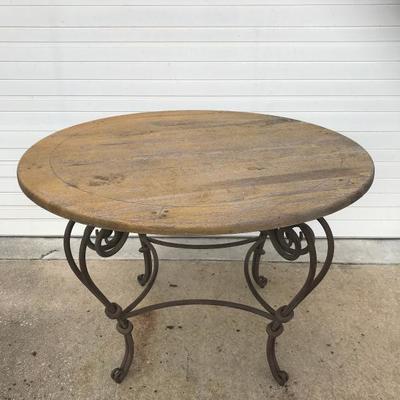 Wrought Iron Outdoor Table