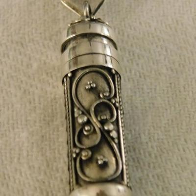 Artisan Crafted Sterling Silver Opening Pendant