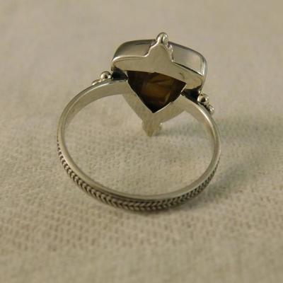 Southwestern Style Peanut Wood Jasper Size 11 Ring