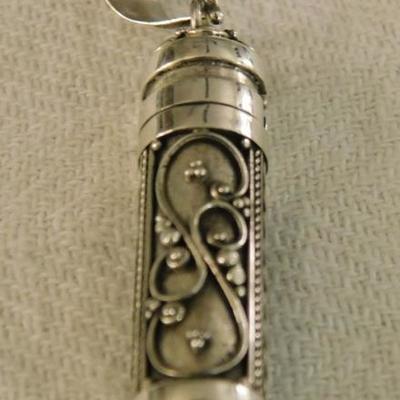 Artisan Crafted Sterling Silver Opening Pendant