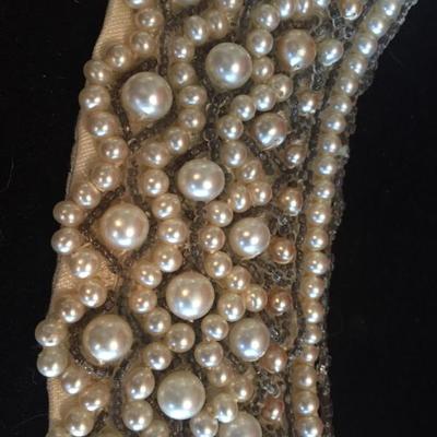 Pearl bib necklace (1940-50 era) 