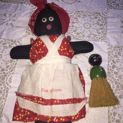 Vintage americana folk doll