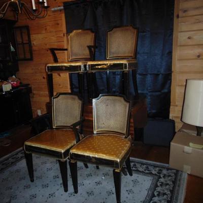 Four Oriental Chairs