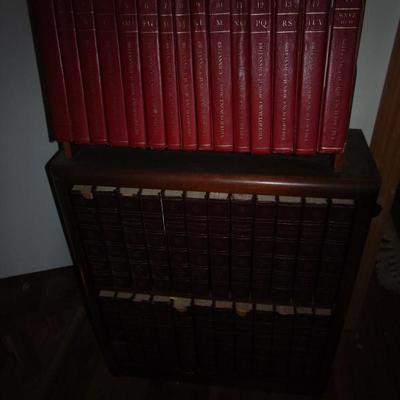 Book Shelf and Junior Enclyclopedias and Britanica Books