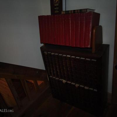 Book Shelf and Junior Enclyclopedias and Britanica Books