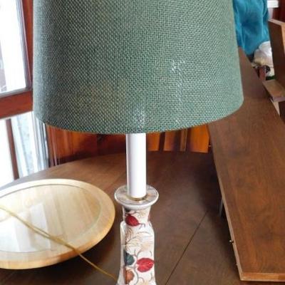 Ceramic Post Lamp with Shade